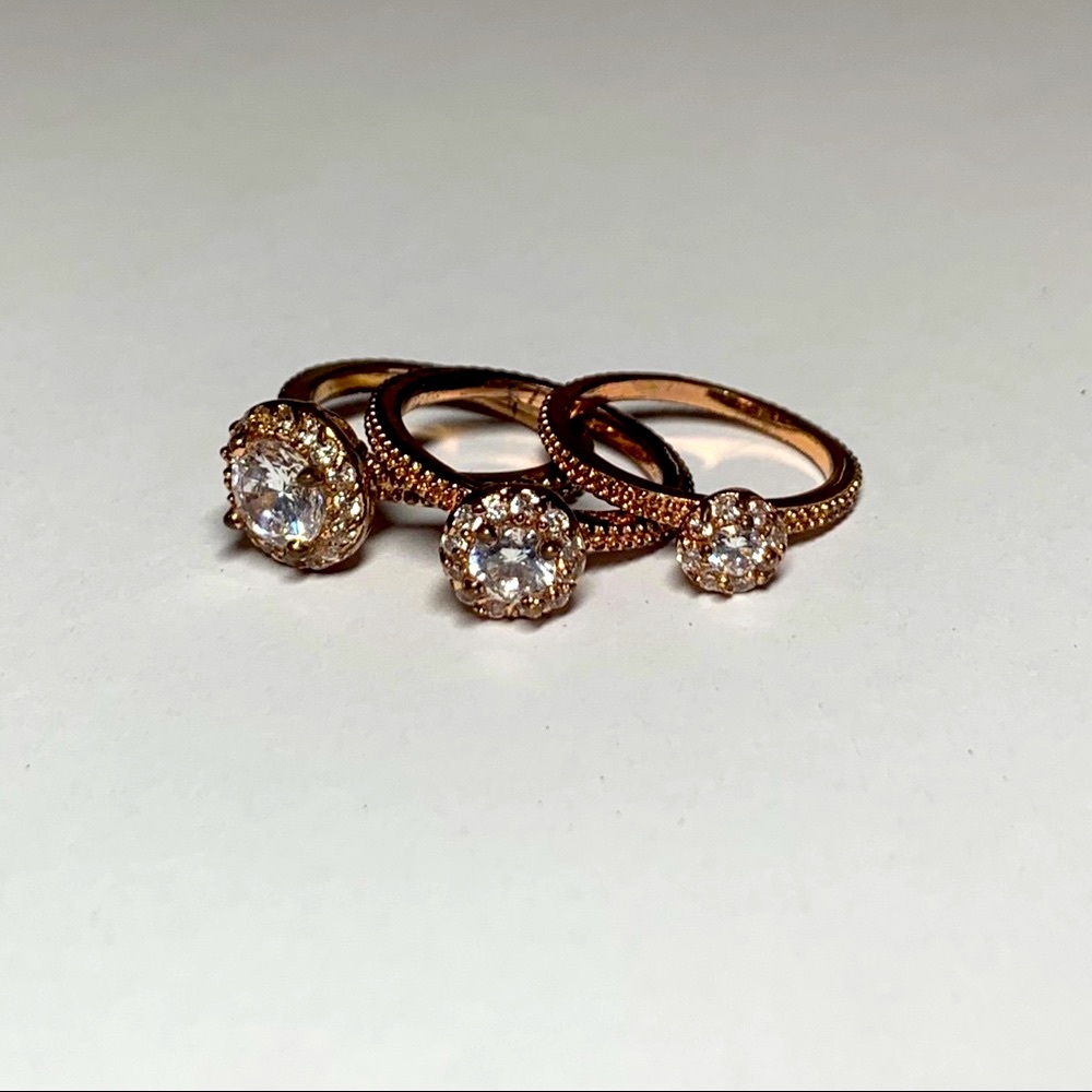 Rose Gold Ring Set